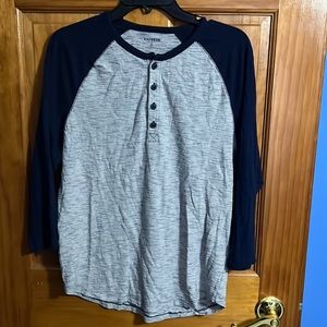 Express Medium Long-Sleeve Baseball Style T-Shirt